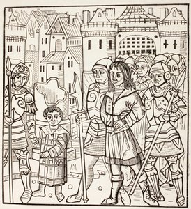 St. Louis, King Louis IX of France Captured by the Saracens after the Battle of Fariskur, c.1880